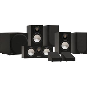 Packs d'enceintes grand spectacle Monitor Audio Bronze 50 7G 5.1.2 Noir