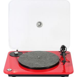Platines vinyle bluetooth Elipson Chroma 400 RIAA BT Rouge laqu&eacute;