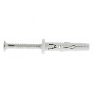 Chevilles nylon à frapper à collerette plate - inox A2 - Spit Hit M - 8 x 42mm - x50 SPIT