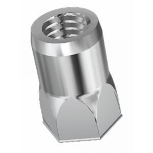 Douille taraudée - fût semi hexagonal - filetage M5 - 100 pièces RIVKLE