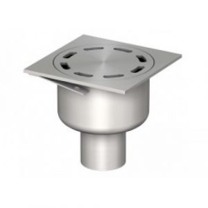 Siphon inox - couverture brillante - Showerdrain Eko 100x100MM INOX 304 / verticale ACO