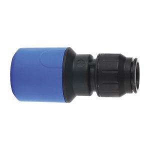Union double inégal PE - tube PE Ø 25 mm / tube PP Cuivre Ø 22 mm - Speedfit blue John Guest