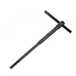 Cl&eacute; m&acirc;le en T asym&eacute;trique &agrave; 3 extr&eacute;mit&eacute;s 6 pans 10mm SAM OUTILLAGE