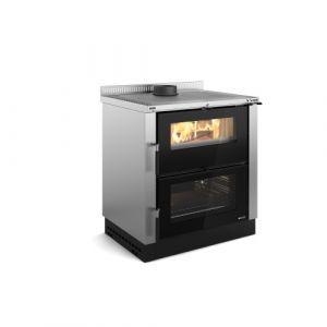 Cuisini&egrave;re &agrave; bois 7,1 kW encastrable Verona XXL.16 - Inox LA NORDICA EXTRAFLAME