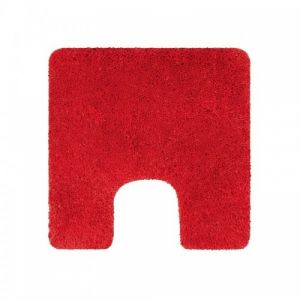 Tapis de WC - Microfibre - Antidérapant - HIGHLAND - 55x55cm - Rouge SPIRELLA