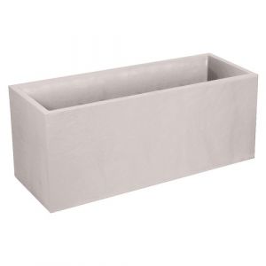 Jardini&egrave;re Volcania - beige calcaire - 98 litres - longueur 100 cm - 13731 EDA PLASTIQUES