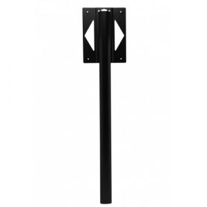 Pied elliptique - pour bo&icirc;tes aux lettres - noir 9005 mat RENZ