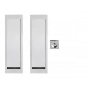 Poignées cuvettes porte à galandage - rectangulaires - série EPDQ2 0S - inox poli KARCHER DESIGN