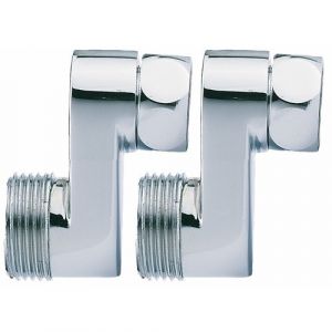 Paire de raccords excentrés de 40 mm - M15x21 - F20x27 RIQUIER