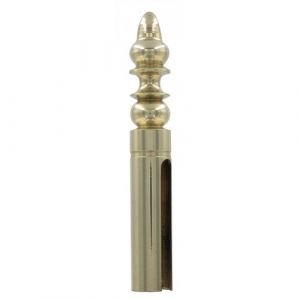 Cache-paumelles rustiques- acier laitonné-diamètre 13 mm BOUVET