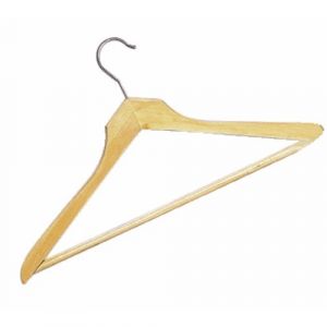 Lot de 3 cintres bois verni ROZENBAL