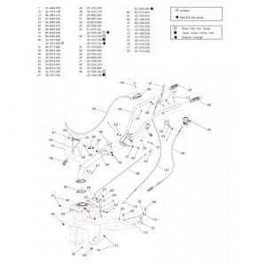 Pièce détachée n°59 pour P55 - KIT LEVA BLOCCAGGIO STEGOLA EUROSYSTEMS