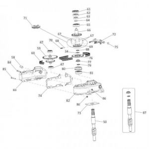 Pièce détachée n°74 pour P55 - GUARNIZIONE CAMBIO P55 FORI SENZA SFRIDO EUROSYSTEMS