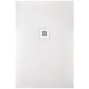 Receveur douche à poser Luxtone blanc – 90x120 cm – Strato SANYCCES