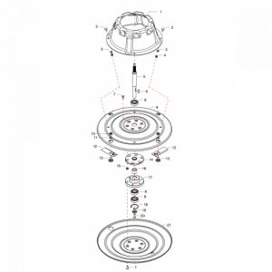 Pièce détachée 322600020 pour faucheuse rotative P55 EUROSYSTEMS