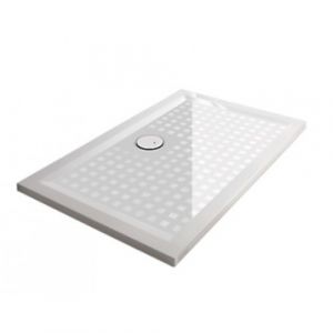 Receveur de douche Space Mineral blanc - antidérapant - 75 x 170 cm LEDA