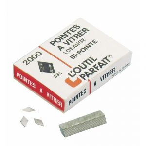 Pointes pour pistolet à vitrer Pointix - forme losange L'OUTIL PARFAIT