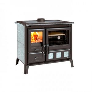 Cuisinière à bois avec four 78 L - 10,5 kW - pierre naturelle - Gardenia XXL LA NORDICA EXTRAFLAME