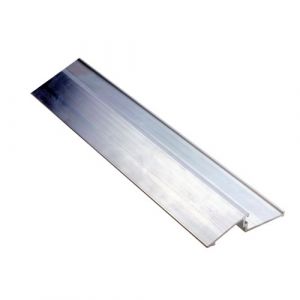 Seuil aluminium pour porte d'entrée ou palière bois en applique - 4 m - MRS 2000 BILCOCQ