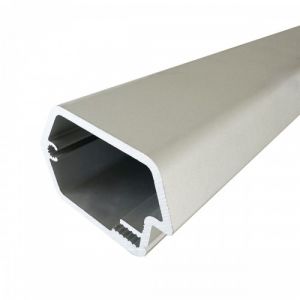 Bâton maréchal Phare en aluminium sans fixation - longueur 2500 mm - anodisé argent Atrius