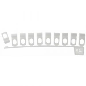 Glisseur asym&eacute;trique pour tringle Klick System Boulet