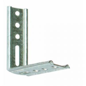 Équerre d'assemblage nervurée à pan droit - 65 x 95 mm - 50 pièces BRICOZOR