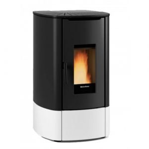 Poêle à granulés étanche ventilé - 7 kw-N - Angy Top Blanc LA NORDICA EXTRAFLAME