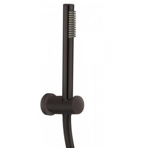Set de douche avec douchette 1 jet et support Cox - noir mat PAINI