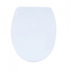 Abattant WC - Thermodur - Charnières Inox - Blanc MSV