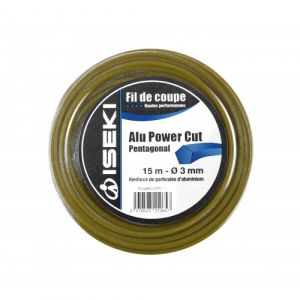 Fil de coupe pentagonal - diamètre 3 mm - longueur 15 m - Power Cut ISEKI