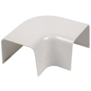 Coude 90° à plat pour goulotte M1 de largeur 80 mm EID