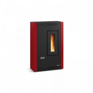 Poêle à granulés extra plat ventilé 5,1 kw - Luisella 5.0 Bordeaux LA NORDICA EXTRAFLAME