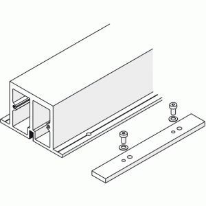 Profil de renforcement pour porte coulissante Folding Concepta 25-2 vantaux HAWA