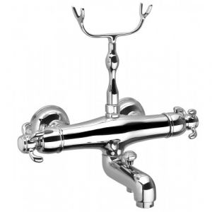 Mitigeur thermostatique bain douche r&eacute;tro - mural - Tiffany PAINI