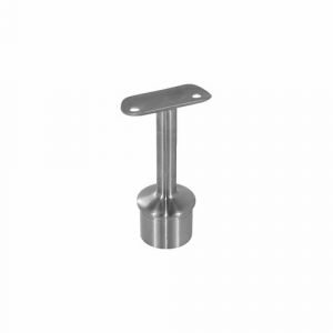 Support de main courante - pour poteau de réception - inox 316 - support incliné rond IGS