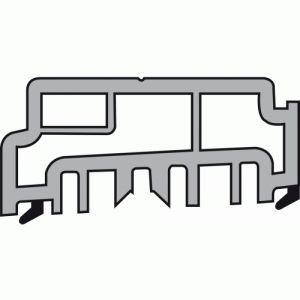 Profil support P1634 pour seuil &agrave; rupture de pont thermique GU 937 FERCO