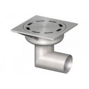 Siphon inox - couverture brillante - Showerdrain Eko 200x200MM INOX 304 / horizontale ACO