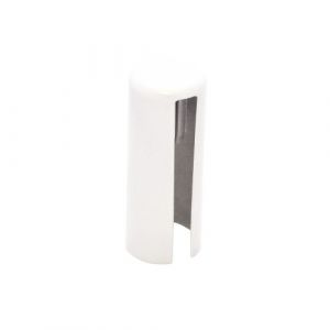 Cache paumelle universelle en nylon pour huisserie bois - gris - x1 BRICOZOR
