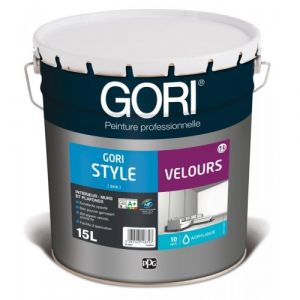 Peinture acrylique Gori Style Velours int&eacute;rieur - blanc - 3L Gori