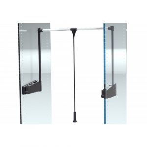 Penderie escamotable noire LIFT 300 - charge 10 kg AMBOS