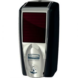 Lot distributeur automatique de savon AutoFoam LumeCel&reg; + 4 recharges RUBBERMAID