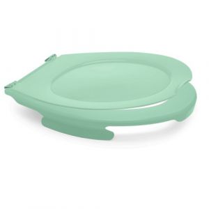 Lunette et abattant WC clipsable 100% hygiénique - Vert Amande PAPADO