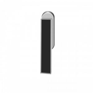 Poignée de fenêtre Torino F534Y -verrouillable avec clé -satiné et noir KARCHER DESIGN