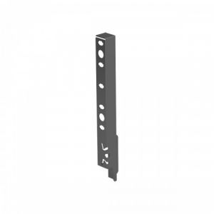 Raccord de paroi arri&egrave;re bois ArciTech anthracite hauteur 250 mm - x30 - gauche HETTICH