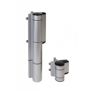 Ferme-portail hydraulique avec charnière Dino - Mammoth - argent LOCINOX
