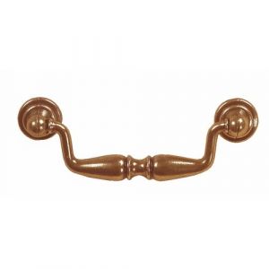 Poignée 2 attaches avec rosaces classiques zamak - vieux bronze BRICOZOR