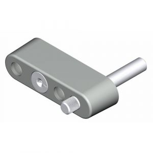 Verrou entreb&acirc;illeur pour baie coulissante aluminium - p&egrave;ne 46,5 mm LA CROIS&Eacute;E DS