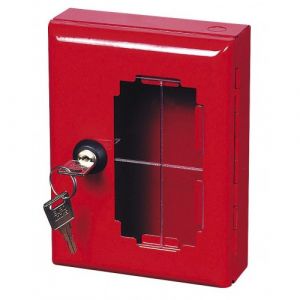 Boite à clé avec vitre en plexiglass avec batteuse H520 et marteau DEVISMES