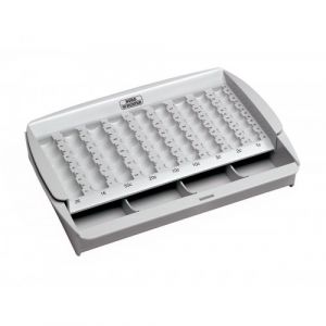 Monnayeur Euro pour coffres &agrave; monnaie et tiroirs - gris - EURO ZE 250 BURG WACHTER