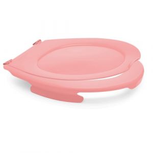 Lunette et abattant WC clipsable 100% hygiénique - Rosé Poudré PAPADO